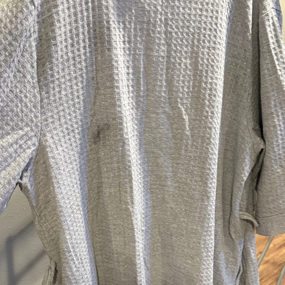 Grey Waffle-Weave Robe - Picture 4 of 4